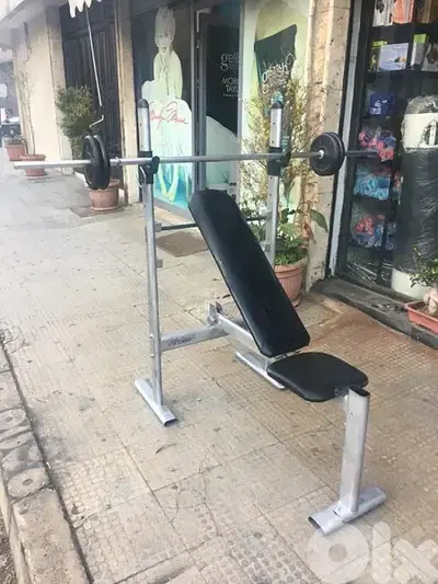 bench life gear adjustable foldable with axe & weights