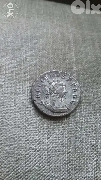 Ancient Silver Roman coin Denarius for Emperor Gallienus year 260 AD