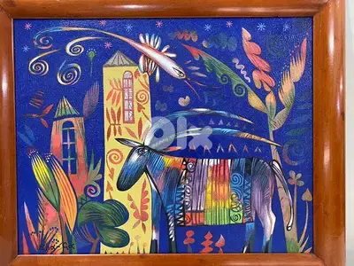 famous Sha-ga oil on canvas painting