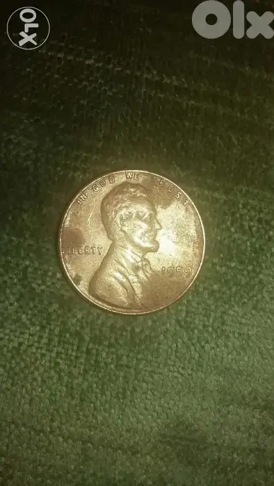 USA Lincolin Memorial First Mint Cent Coin year 1959سنت اميركي
