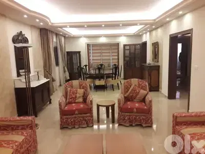 190 Sqm |Fully furnished apartment in Sin El Fil | City view