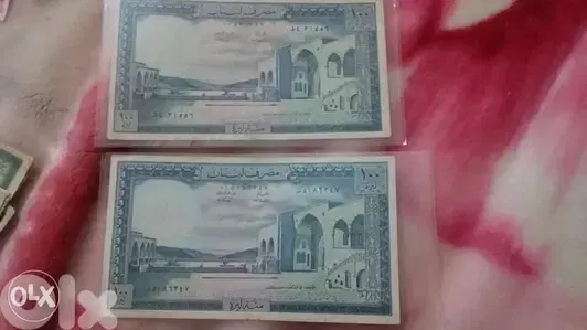 2 Banknotes BDL 100 Lira year 1964& 1967