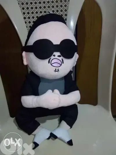 GANGNAM STYLE MAN wearing Stuffed as new Toy, height syze:35 cm=12$