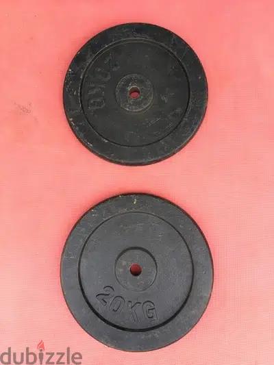 plates iron 90 kilo like new 70/443573 RODGE sports equipment