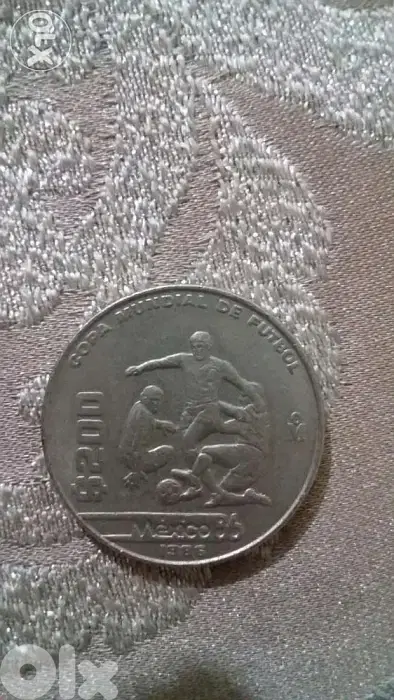World cup Mexico Mondial Memorial Coin 1986 won by Diego Maradona