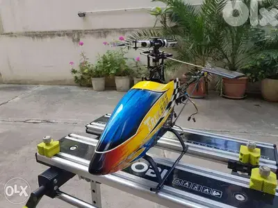 Helicopter 3d Trex 500 with gyro and servo