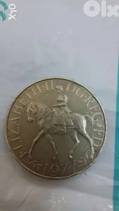 UK Memorial Coin for the Crown Prince Charles year 1977 diameter 40 mm