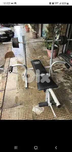 Adjustable bench plus rack plus rack plus legs extension 03027072
