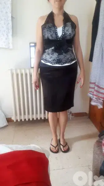 top with skirt size 38