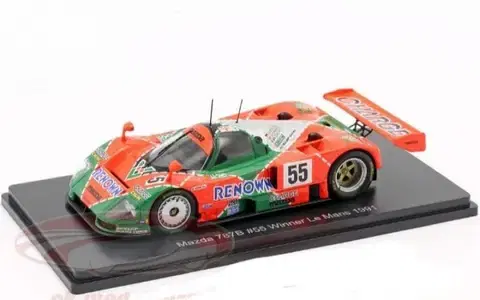 Mazda 787B #55 diecast car model 1:43.