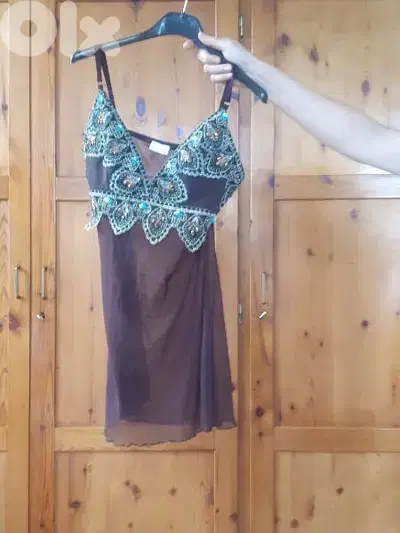 brown top ,size 40