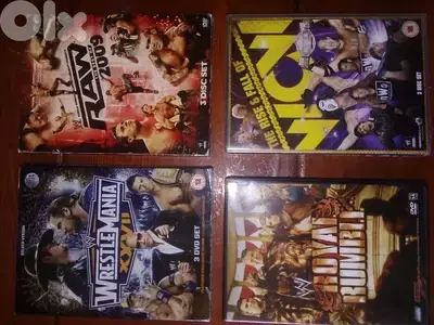 original wrestling wwe wcw wwf dvds check titles ask for prices
