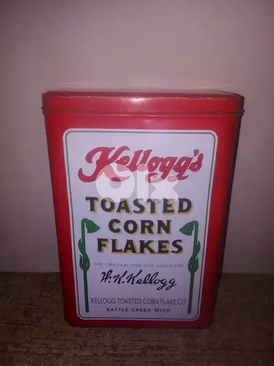 Vintage Kellogg's collectible tin box