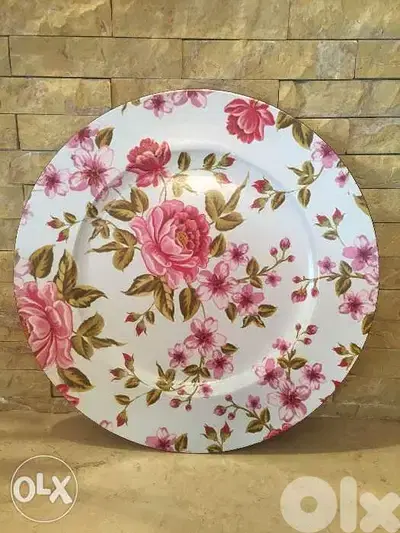 Plateau rond en melamine