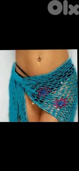 cover up crochet with sequins fits s to xL