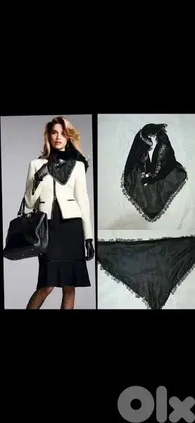 vintage coin scarf triangle shape 50*115cm