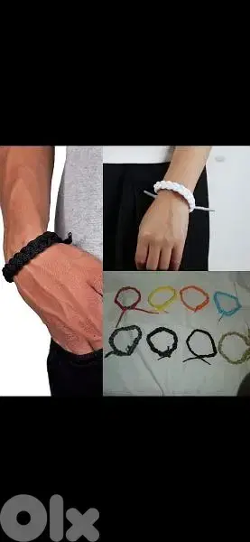 braided rope bracelets 8 colours 2=15$