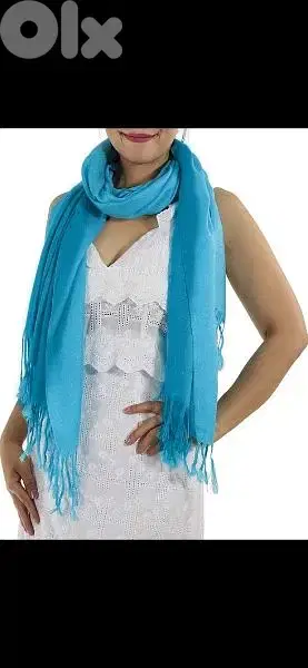 scarf blue ombre scarf  65*175cm