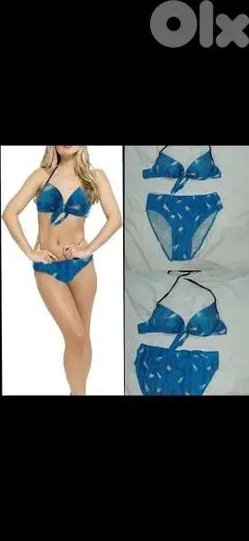 blue swimsuit size m l xl
