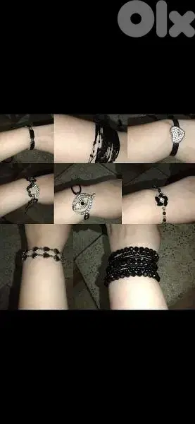bracelet all black bracelets