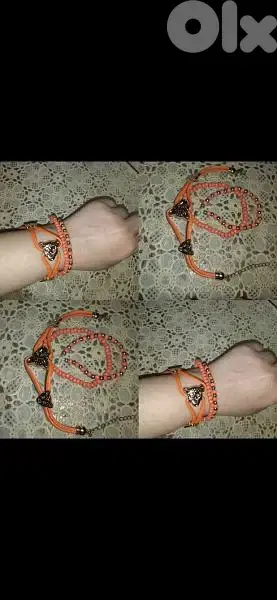 bracelet set orange