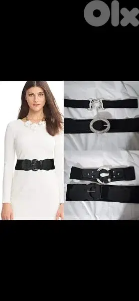 belt black elastique belt 4 models