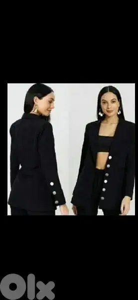 jacket blazer black oversized s to xxL