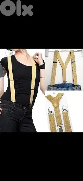 belt suspenders hold colour adjustable