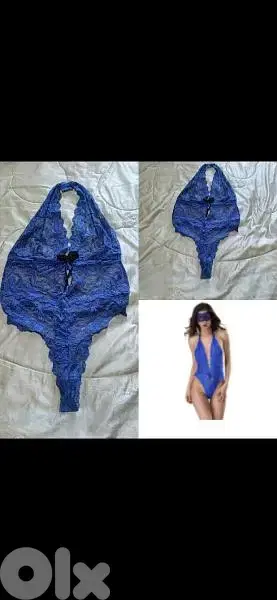 bodysuit blue only s to xxL