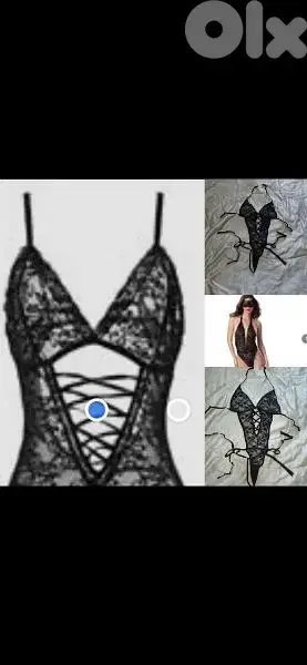bodysuit dentelle laced up s to xxL