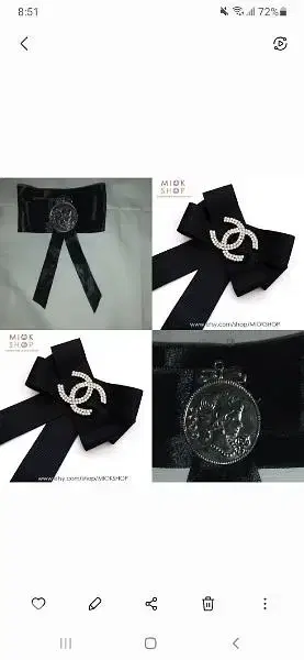 brooch  aswad satin brooch copy CC high quality