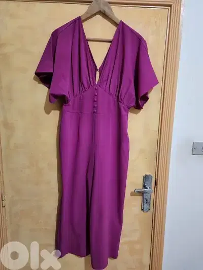 Asos London culottes jumpsuit 40 medium  اوفرول