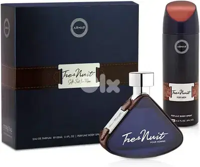 Armaf Tres Nuit Pour Homme,2PieceGift Set,Edp 100ml+PerfumeBodySpray
