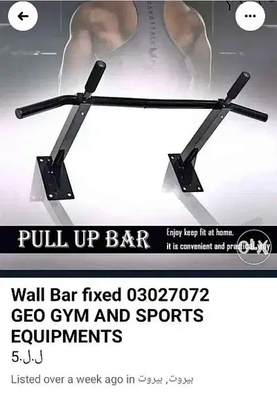 Pull up Barfixed 03027072 GEO SPORTS EQUIPMENTS
