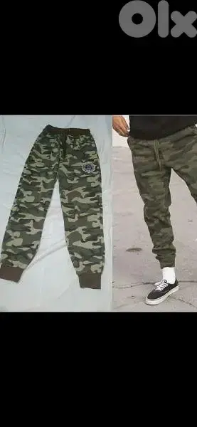 camouflage sweat pants m l xl xxl