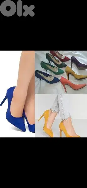 stillettos 7 colours suede  38.39. 40.
