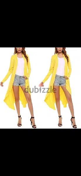 cardigan only yellow s to xxL