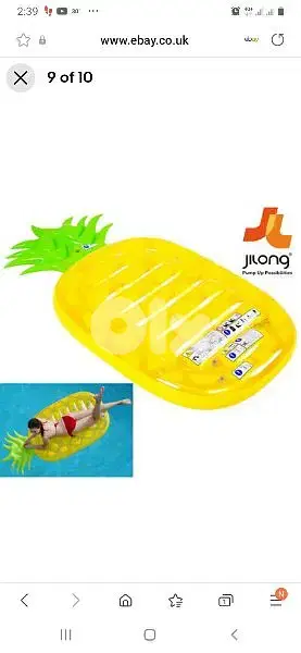 Jilong Airbed – Pineapple Jumbo Pineapple Mattress / 4$ delivery.
