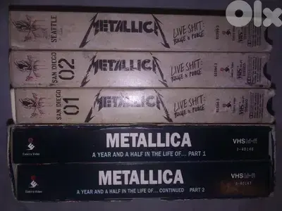 Metallica rare vhs collection