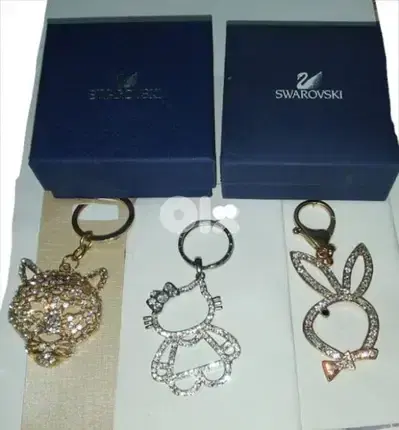 3 models key holder strass