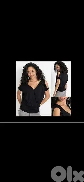 top v neck open sleeves s to xxL