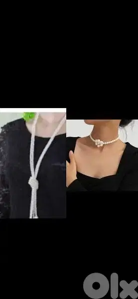 necklace pearl  2 style available