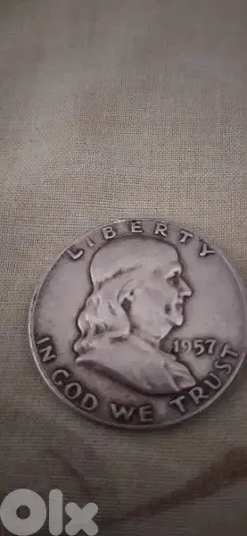 USA Memorial for president Franklin Silver  Half Dollar Coin  12. grs