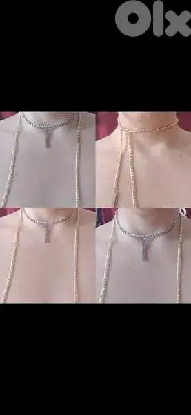 necklace authentic Michael kors necklace double chain 2 colours