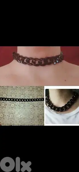 necklace chain form necklace black choker