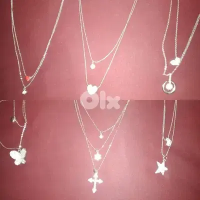 necklace double chain necklace