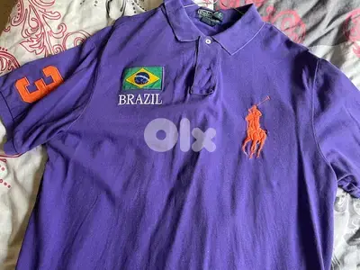 ralph lauren purple polo brasil authentic limited edition for 20 $