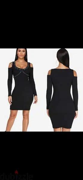 full lycra dress with studs s to xxL