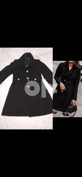 black coat big silver buttons s to xxL turkey