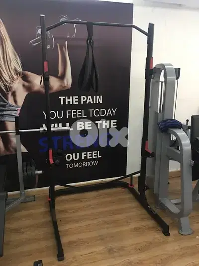 squat and bench rack Domyos like new heavy duty 70/443573 RODGE